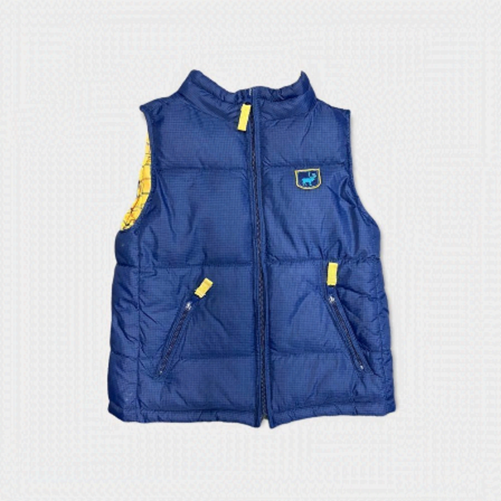 𝅺JOE FRESH | Toddler' Blue and Yellow Vest